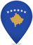 Kosovo Teardrop Pin