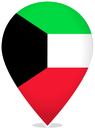 Kuwait Teardrop Pin