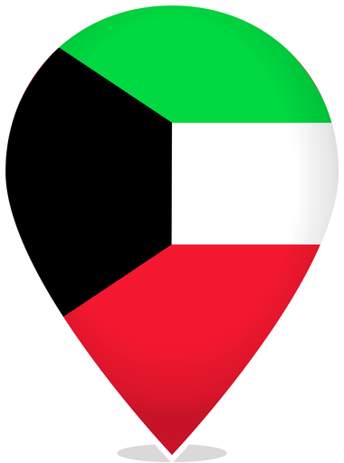 Kuwait Teardrop Pin