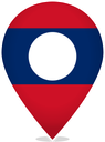 Laos Teardrop Pin