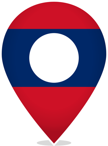 Laos Teardrop Pin