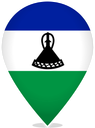 Lesotho Teardrop Pin