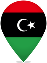 Libya Teardrop Pin