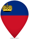 Liechtenstein Teardrop Pin