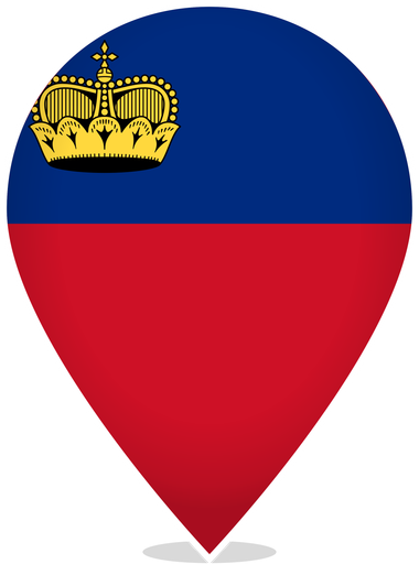 Liechtenstein Teardrop Pin