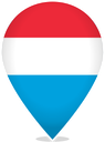 Luxembourg Teardrop Pin