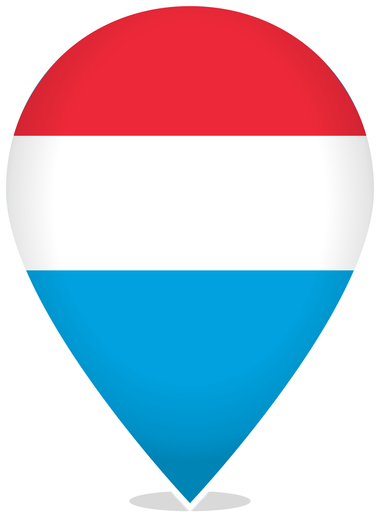 Luxembourg Teardrop Pin