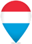 Luxembourg Teardrop Pin