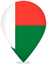 Madagascar Teardrop Pin