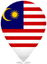 Malaysia Teardrop Pin