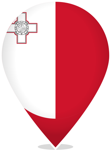 Malta Teardrop Pin