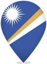 Marshall Islands Teardrop Pin