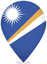 Marshall Islands Teardrop Pin