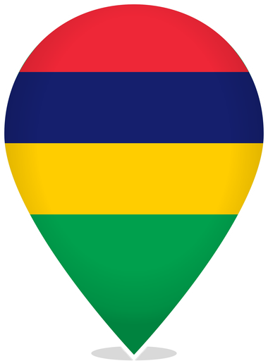 Mauritius Teardrop Pin