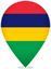 Mauritius Teardrop Pin