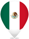 Mexico Teardrop Pin