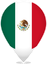 Mexico Teardrop Pin