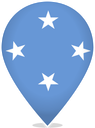Micronesia Teardrop Pin