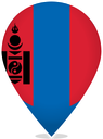 Mongolia Teardrop Pin