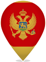 Montenegro Teardrop Pin