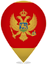 Montenegro Teardrop Pin