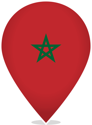 Morocco Teardrop Pin