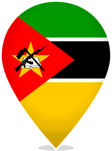 Mozambique Teardrop Pin