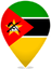 Mozambique Teardrop Pin