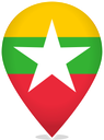 Myanmar Teardrop Pin