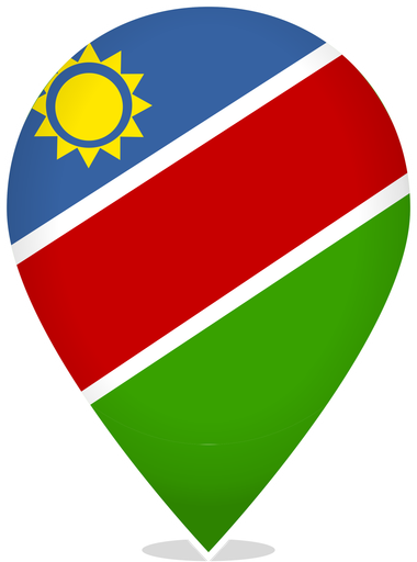 Namibia Teardrop Pin
