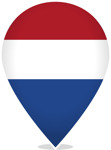 Netherlands Teardrop Pin