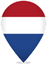 Netherlands Teardrop Pin