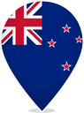 New Zealand Teardrop Pin