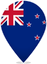 New Zealand Teardrop Pin