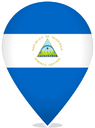 Nicaragua Teardrop Pin
