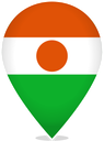 Niger Teardrop Pin