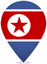 North Korea Teardrop Pin