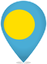 Palau Teardrop Pin