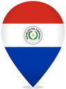 Paraguay Teardrop Pin