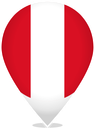Peru Teardrop Pin