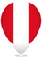Peru Teardrop Pin