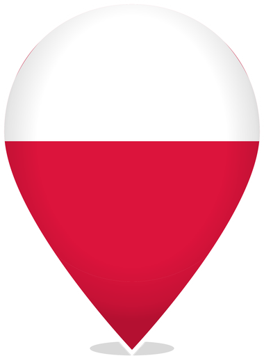 Poland Teardrop Pin
