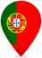 Portugal Teardrop Pin