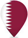 Qatar Teardrop Pin
