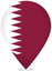 Qatar Teardrop Pin