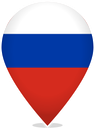Russia Teardrop Pin
