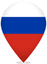 Russia Teardrop Pin