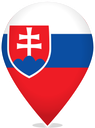 Slovakia Teardrop Pin