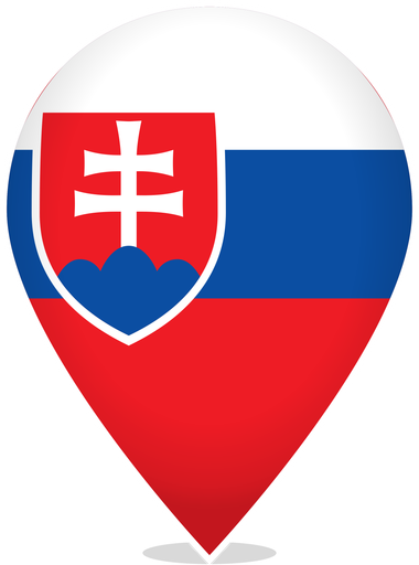Slovakia Teardrop Pin
