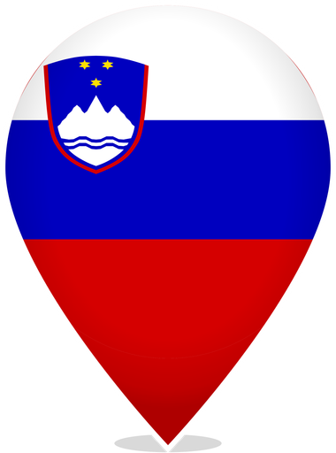 Slovenia Teardrop Pin